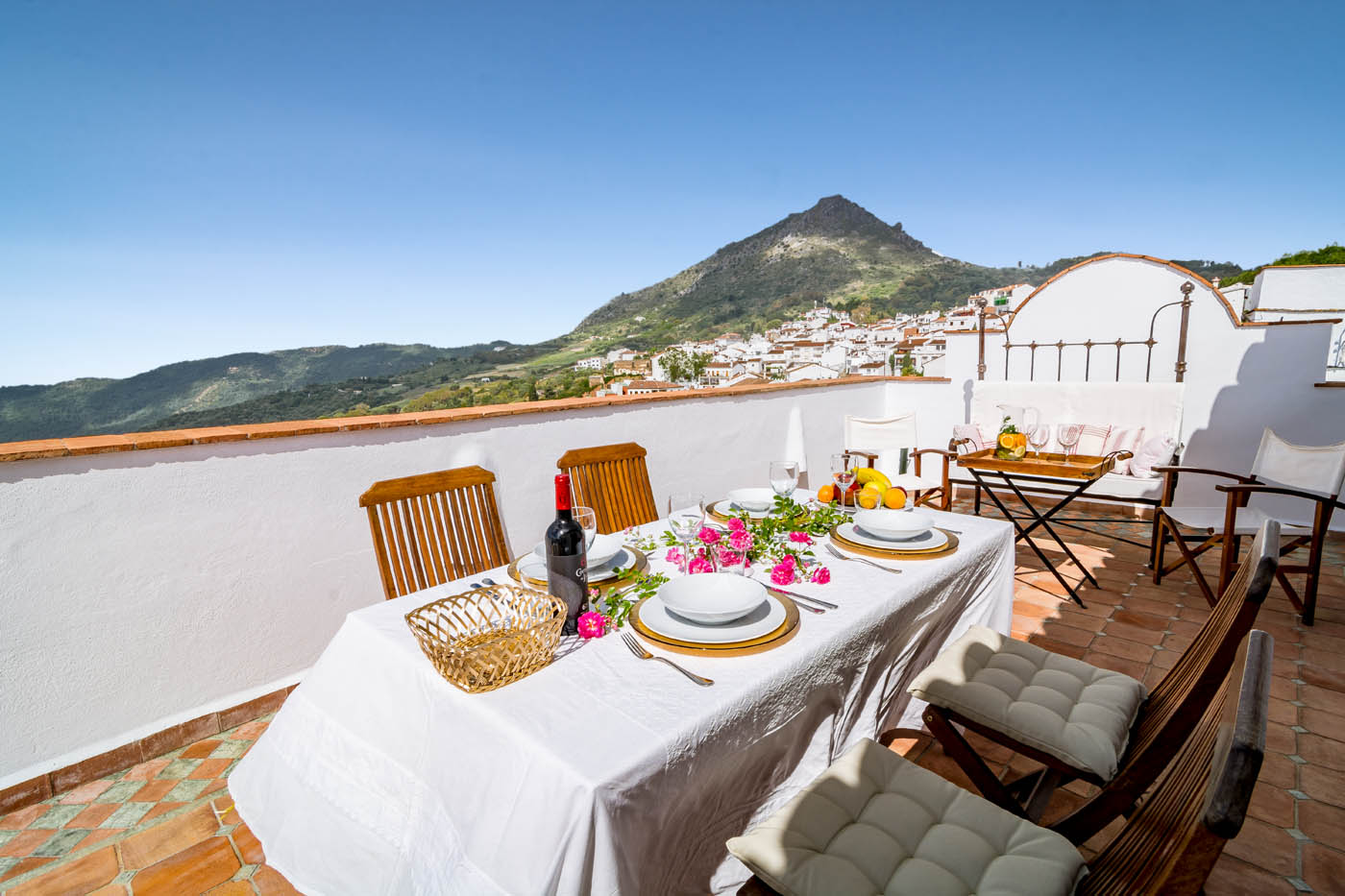 Well furnished terrace (before a mini pool was placed)